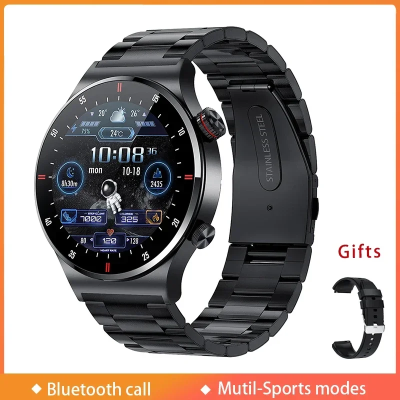 Smartwatch Custom - Akıllı Saat Erkekler İçin, Bluetooth Çağrı