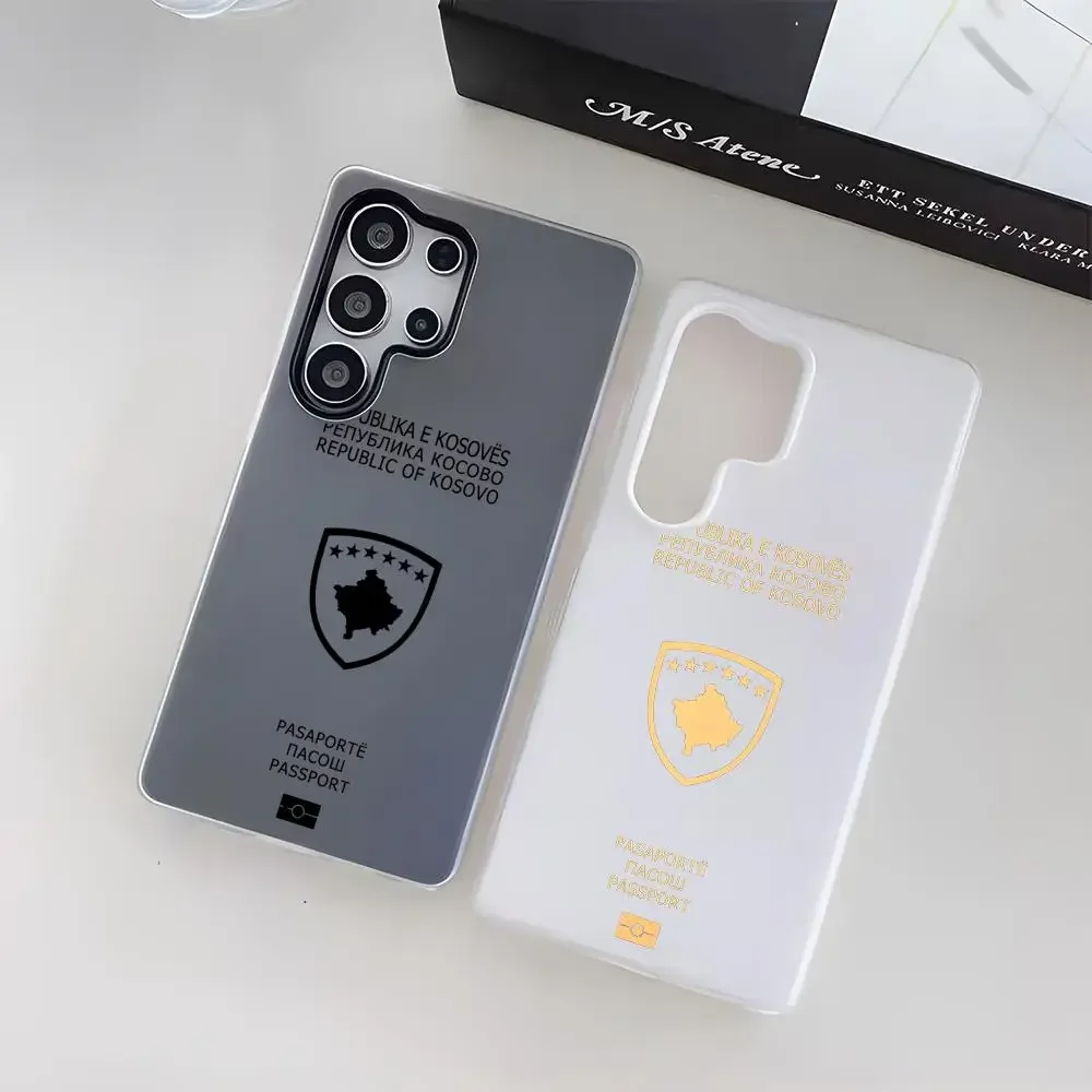 Samsung Galaxy S24 - Kosova Pasaport LOGOLU Telefon Kılıfı Samsung