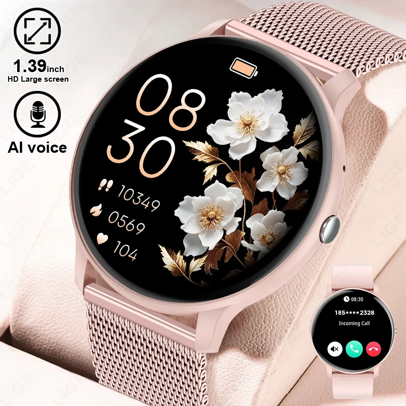 Smartwatch Custom - LIGE Bluetooth Çağrı Özellikli Akıllı Saat