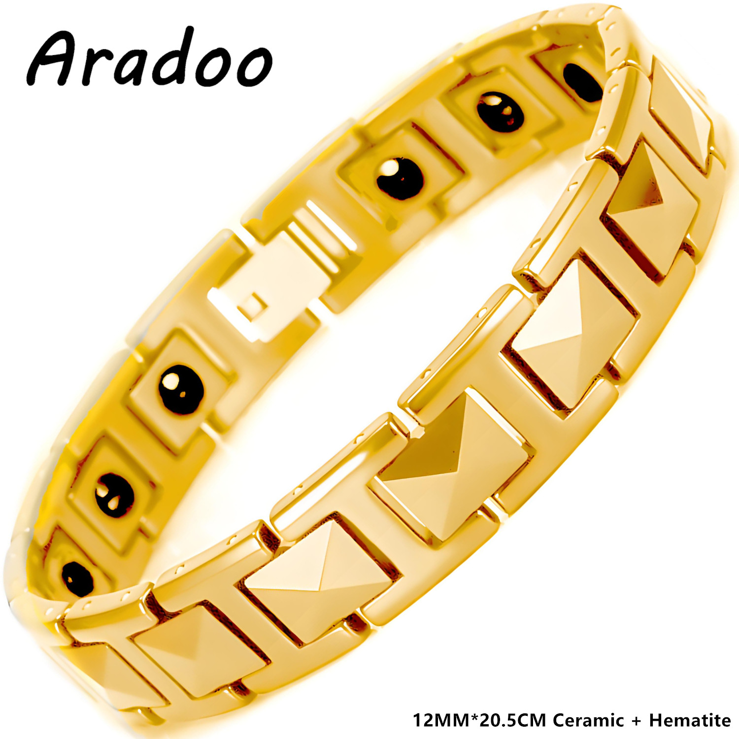 Ceramic Link Bracelet - ARADOO Premium Seramik Bilezik Erkekler için
