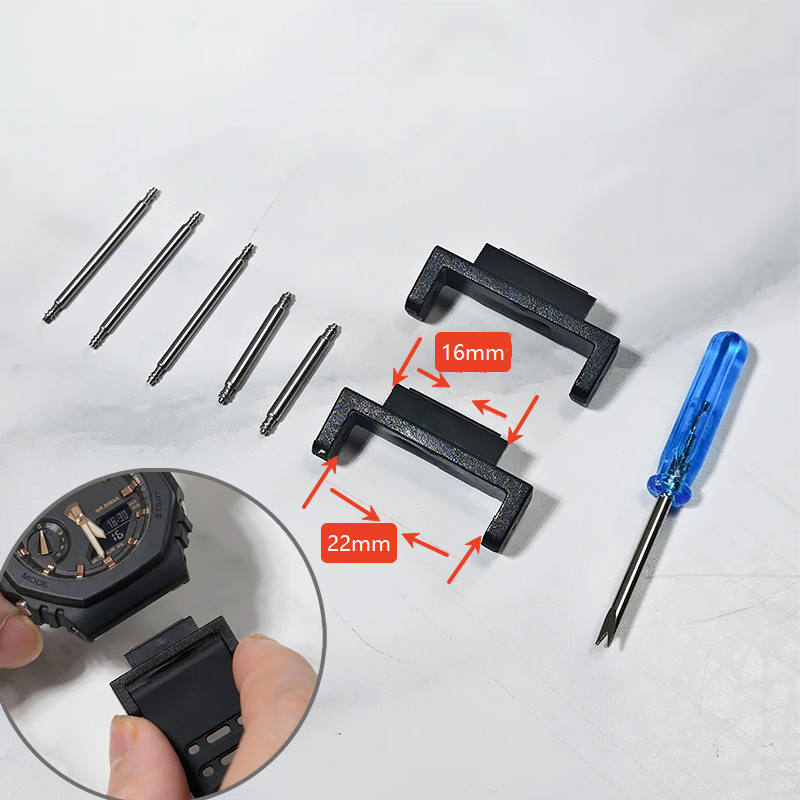 Watch Band Connector - 16mm PC saat kayışı adaptörü Casioak