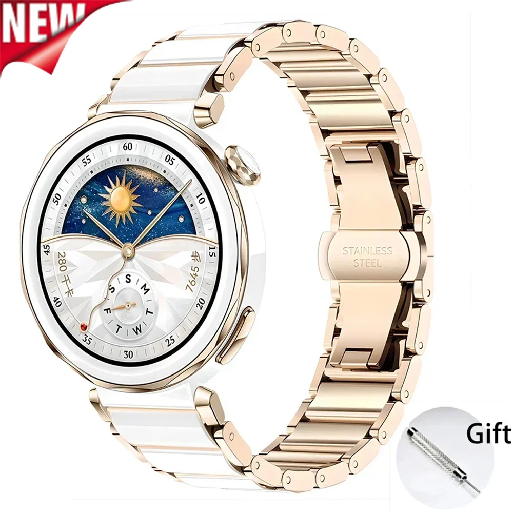 Ceramic Link Bracelet - Huawei Watch GT5 Pro 42mm/GT5/GT4/GT7 41mm