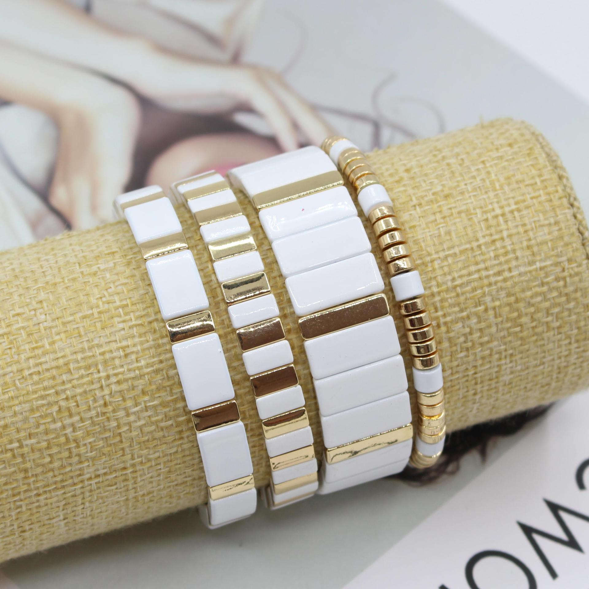 Bohem Emaye Beyaz Soğuk Rüzgar - Ceramic Link Bracelet incelemesi ve fiyatı