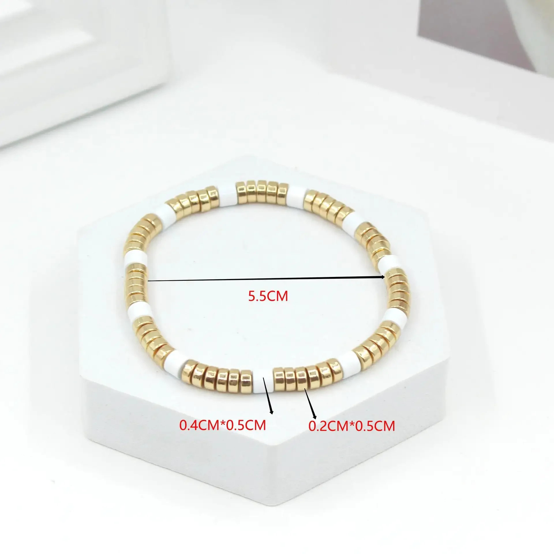 Bohem Emaye Beyaz Soğuk Rüzgar - Ceramic Link Bracelet incelemesi ve fiyatı