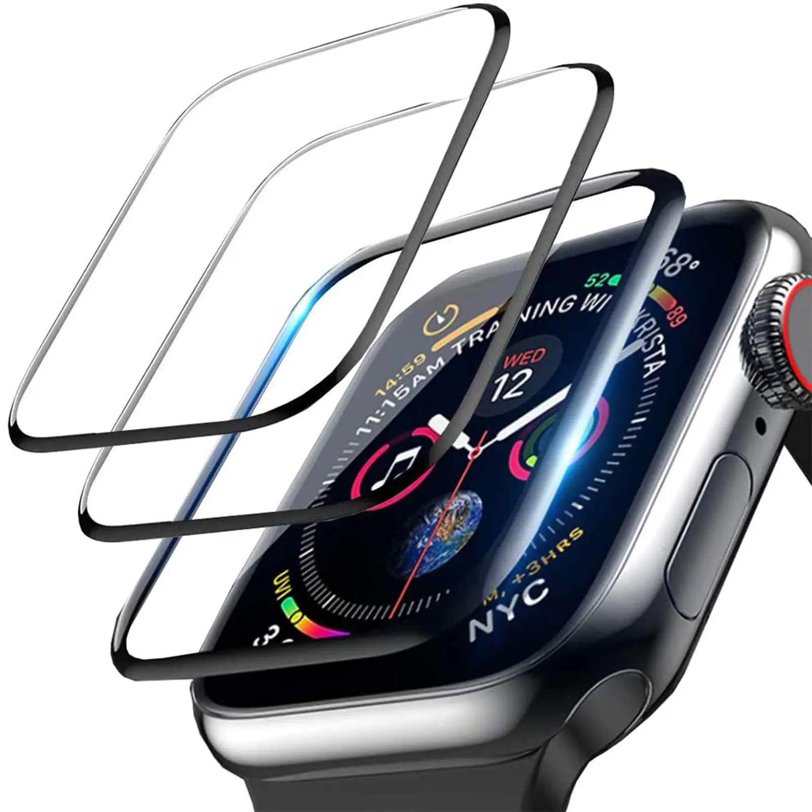 3D Temperli Cam Apple Watch ba - Smartwatch Icon incelemesi ve fiyatı