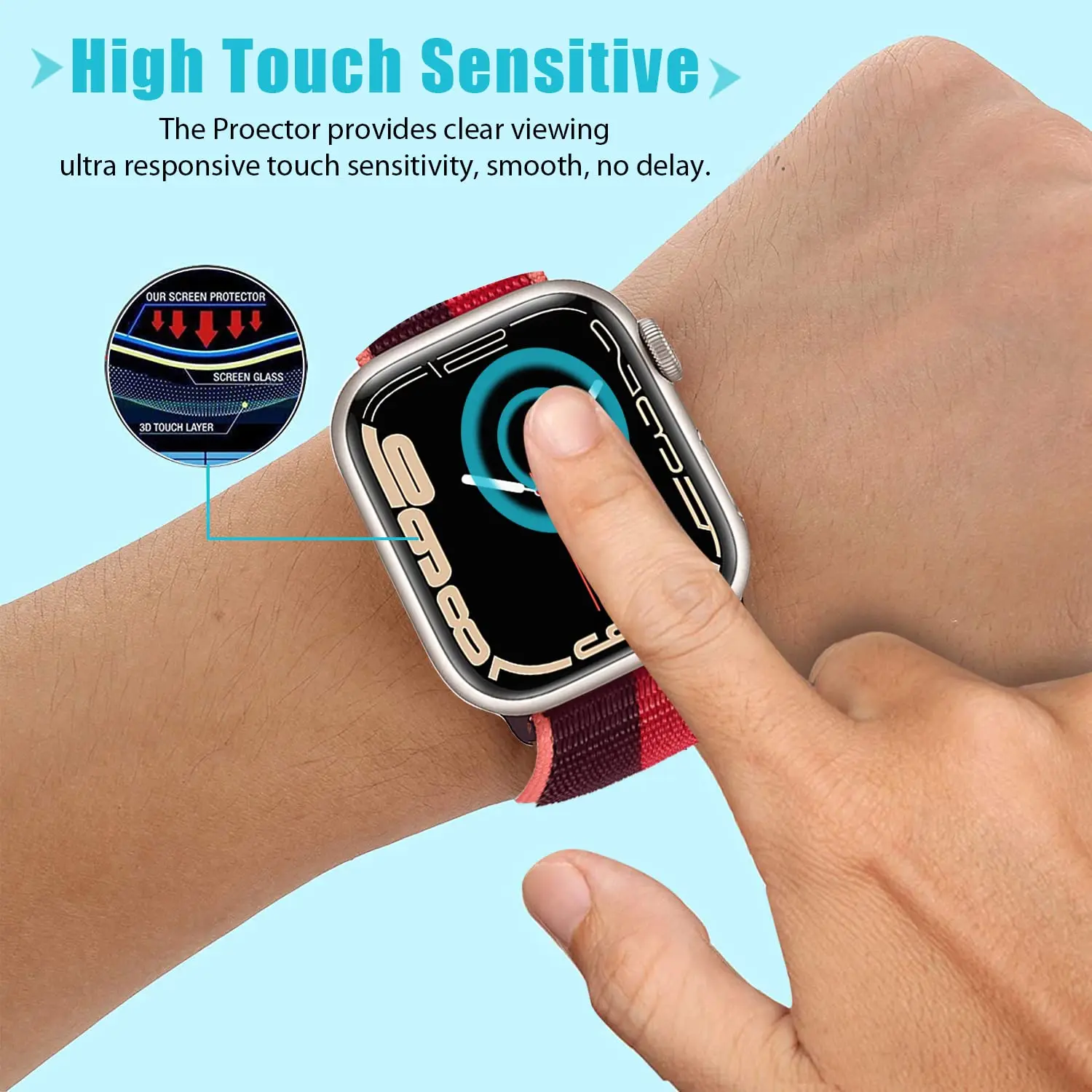 3D Temperli Cam Apple Watch ba - Smartwatch Icon incelemesi ve fiyatı