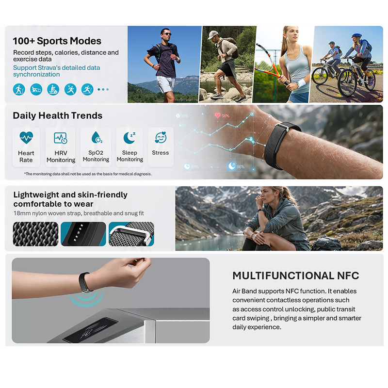 VALDUS Air Band Akıllı Bilekli - Android Smartwatch Accessories incelemesi ve fiyatı