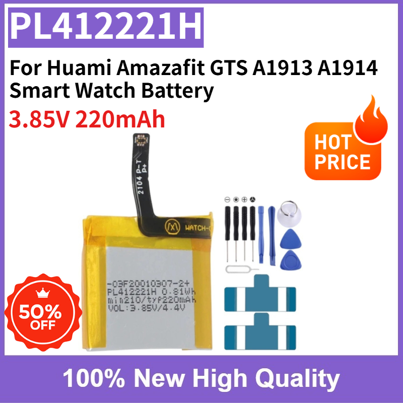 PL412221H 3.85V 220mAh Değişti - Smartwatch A1914 incelemesi ve fiyatı