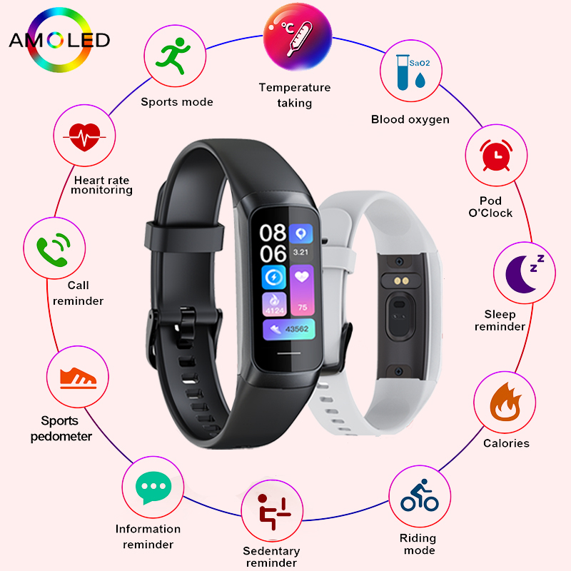 LIGE 1.1 İnç Amoled Kalp Atış  - Android Smartwatch Accessories incelemesi ve fiyatı