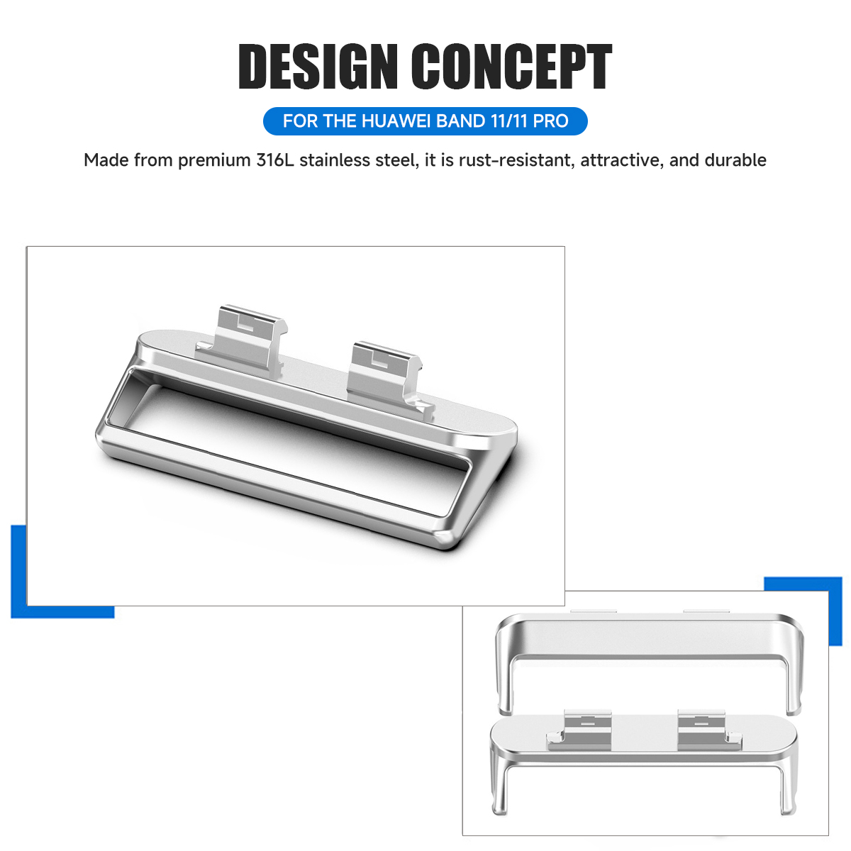 18mm 1 Adet Adaptör Huawei saa - Watch Band Connector incelemesi ve fiyatı