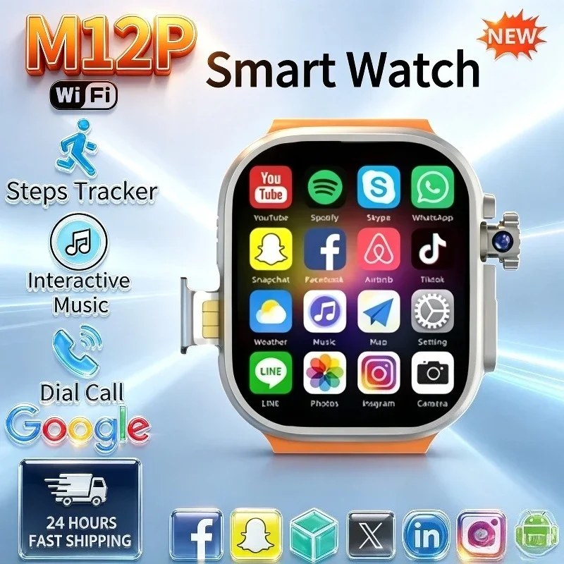 M12P Turuncu Akıllı Saat, 16 G - Smartwatch Store incelemesi ve fiyatı
